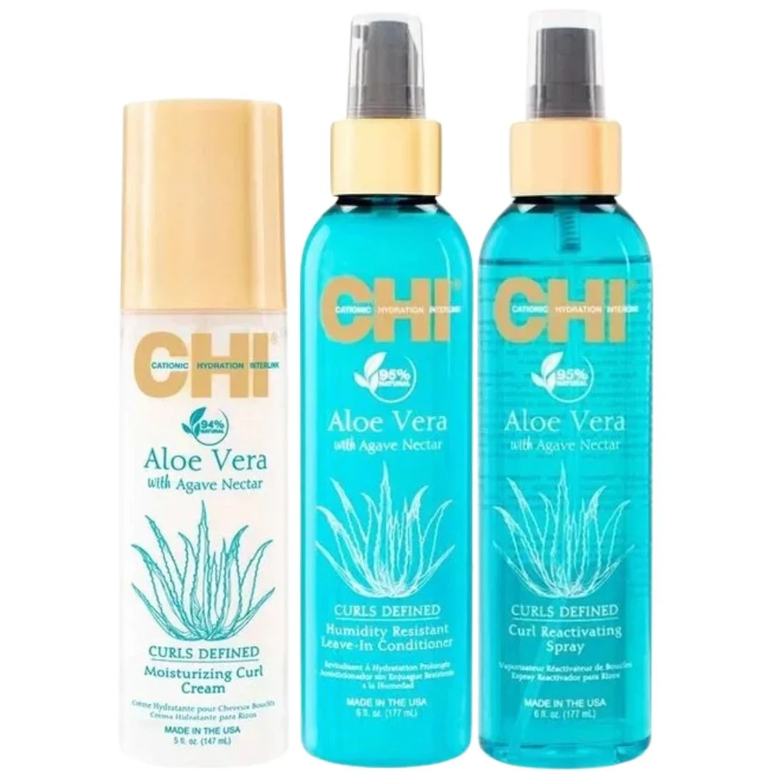 Aloe Vera Curl Styling Set - 2x177+147ml