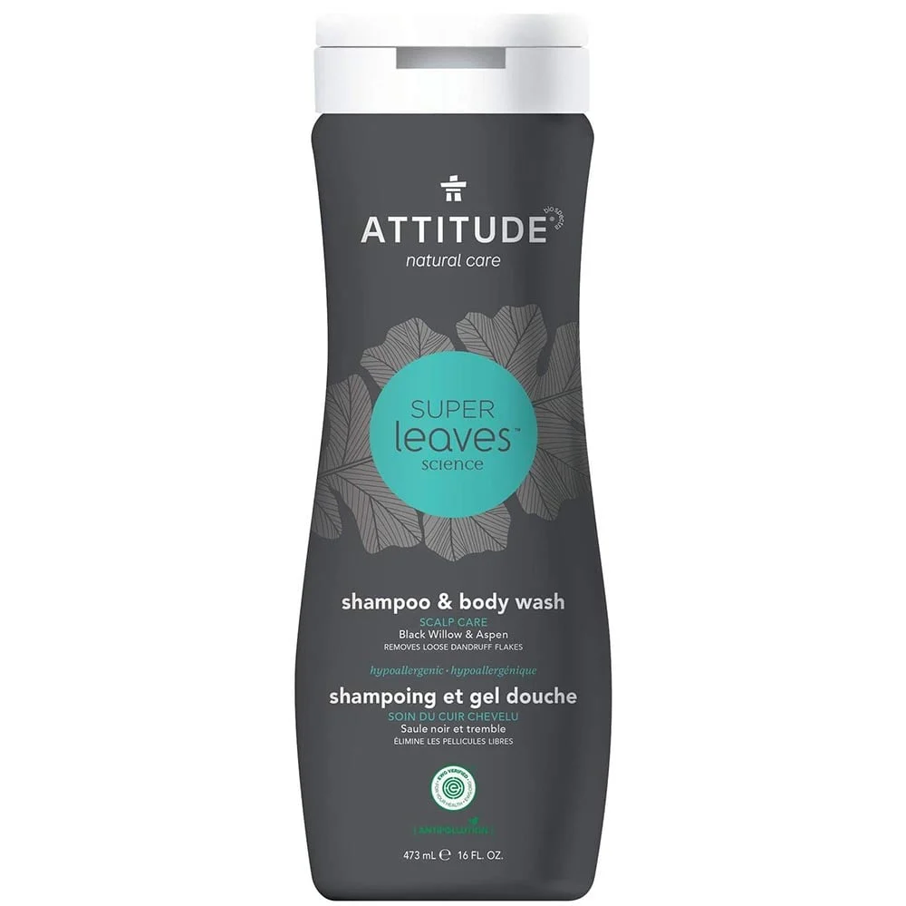 Super Leaves Scalp Care Shampoo & Body Wash - 473ml