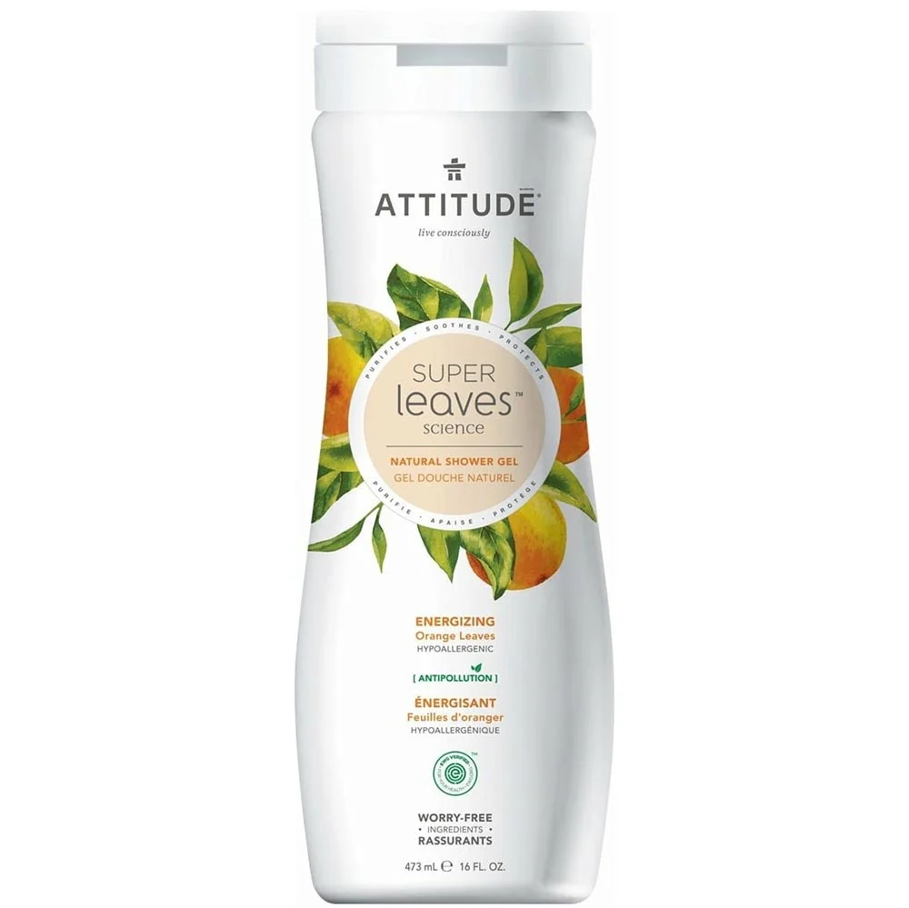 Super Leaves Energising Orange Douchegel - 473ml