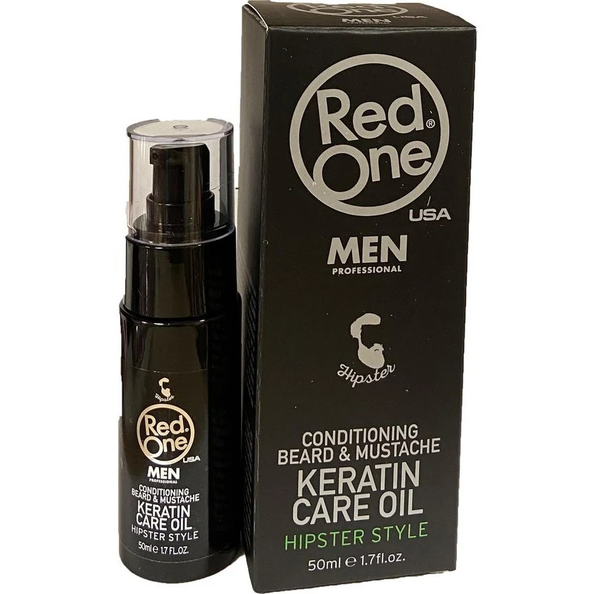 Conditioning Beard & Mustache Keratin Care Oil - 50ml - Image 2