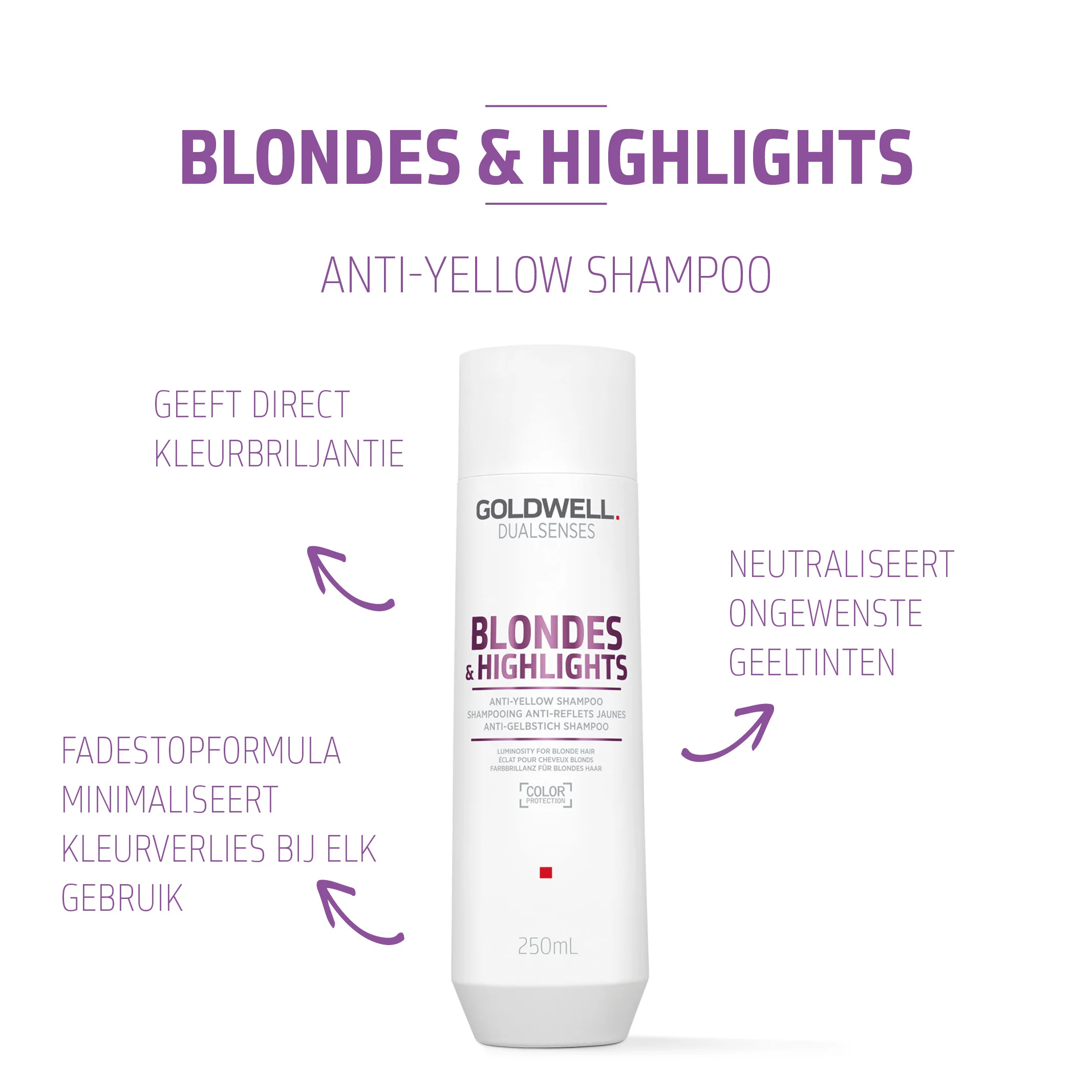 Dualsenses Blondes & Highlights Anti-Yellow Shampoo - 100ml - Image 2
