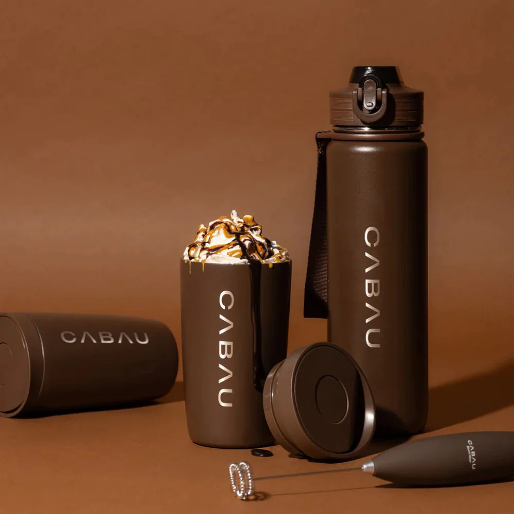 Bloom Brown Duo: Cup + Bottle - 870+360ml - Image 5