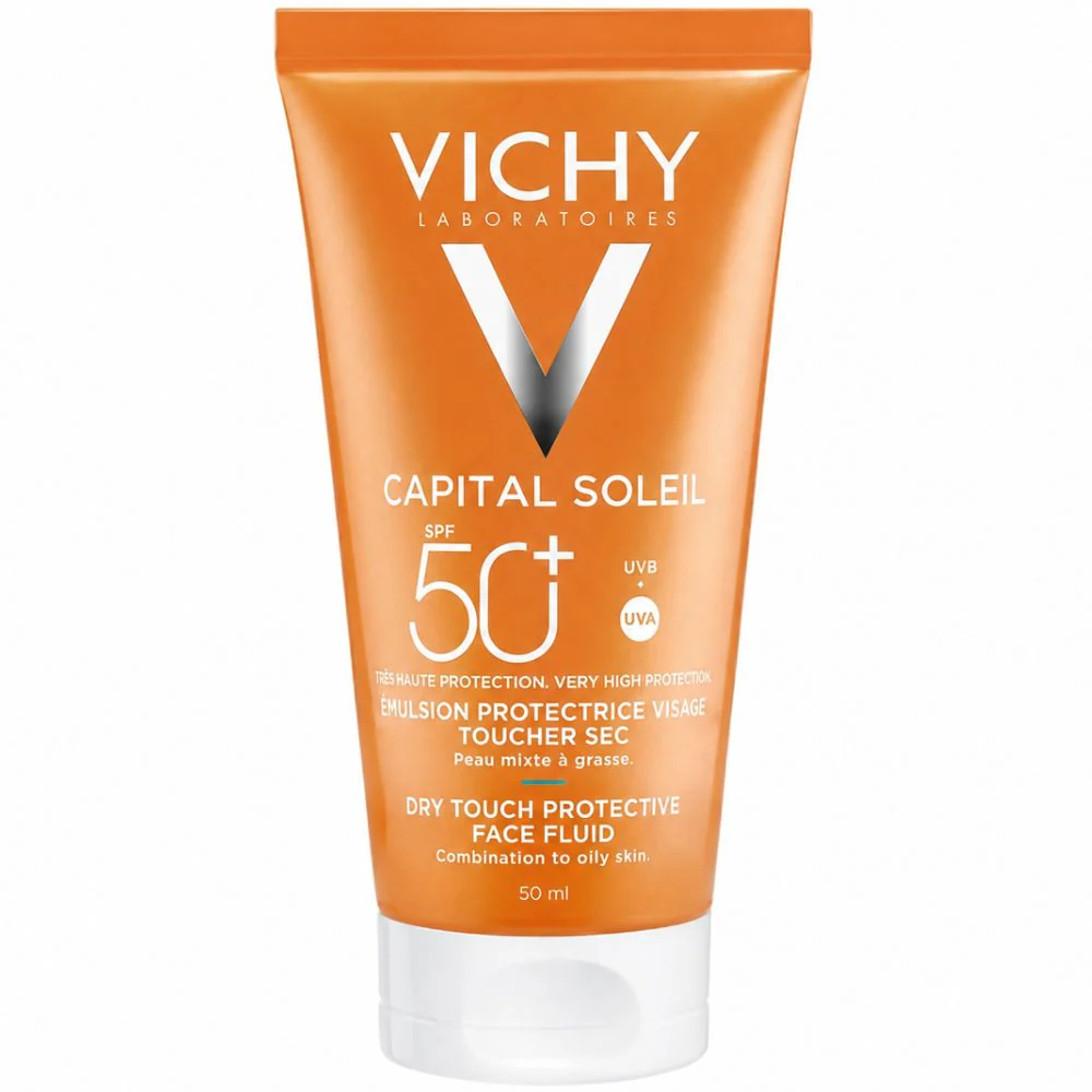 Capital Soleil Dry touch Protective Face Fluid SPF50 - 50ml