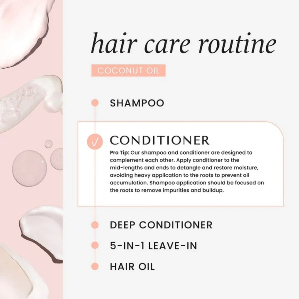 Coconut Oil Nourishing Conditioner - 355ml - Image 5
