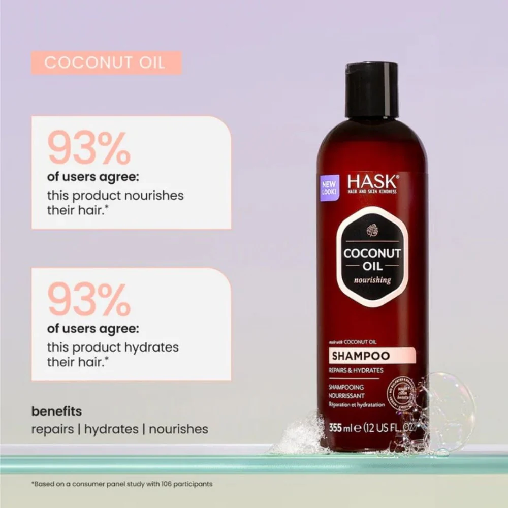 Coconut Oil Nourishing Shampoo - 355ml - Image 4