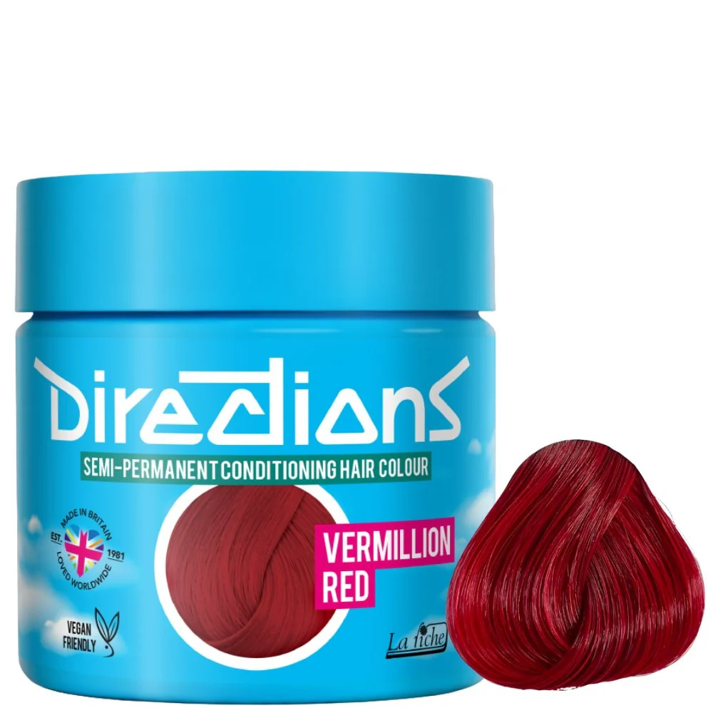 Directions Semi-Permanent Vermillion Red Color - 88ml