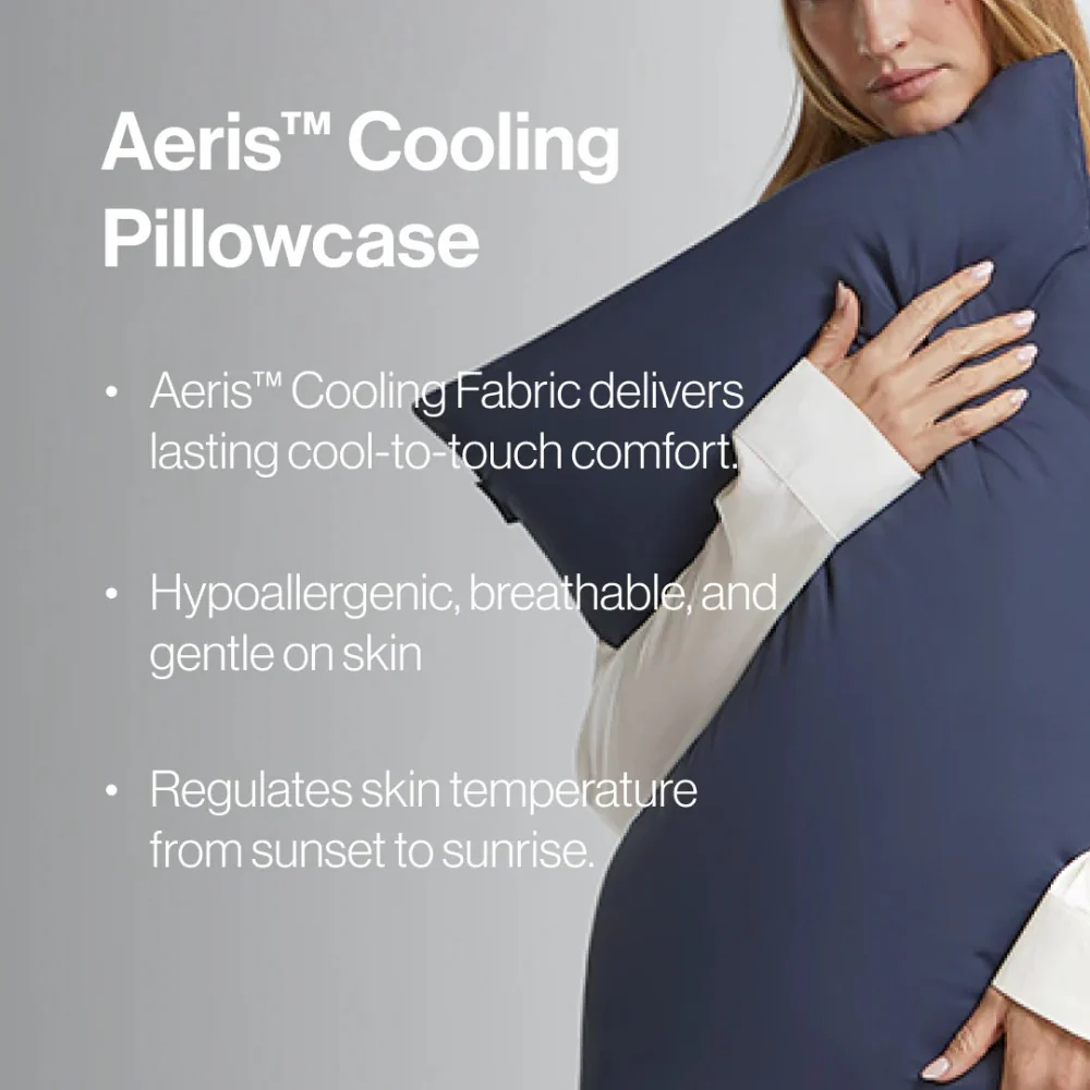 Cooling Pillowcase Navy Blue - 60x70 - Image 4