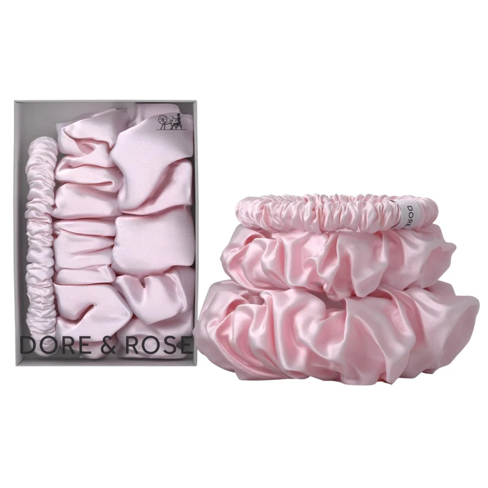 Scrunchie Set Pink - 1/2/3cm