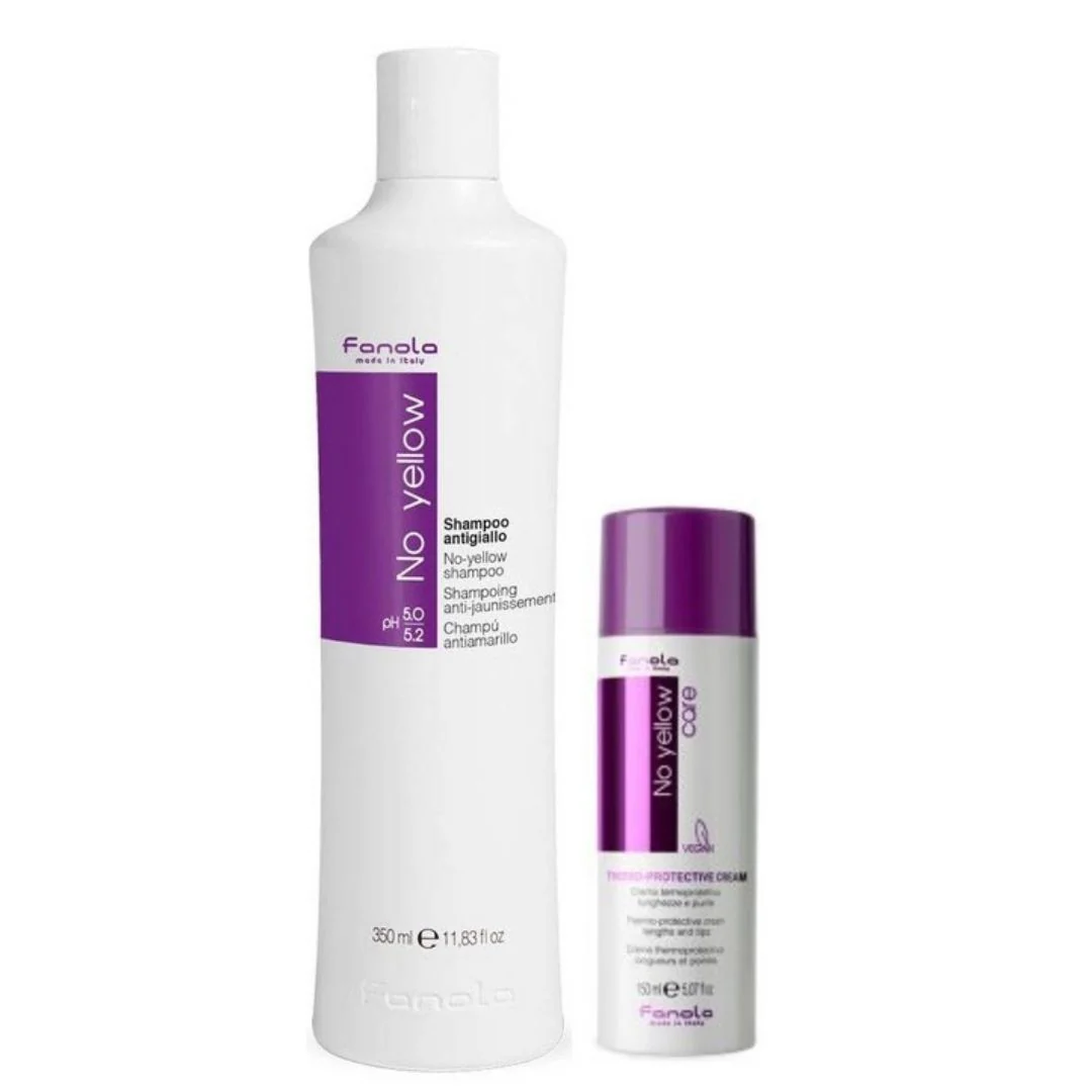 No Yellow Shampoo & Thermo Set - 350ml+150ml