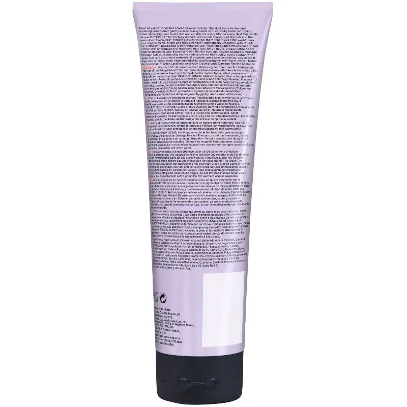 Everyday Clean Blonde Damage Rewind Violet Conditioner - 250ml - Image 2
