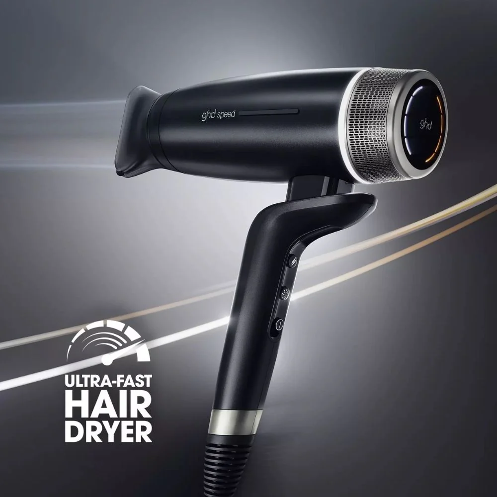 Professional Dual Air-Flow Hair Dryer - Matte Black - Image 3