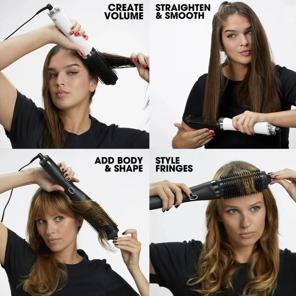 Duet Blowdry 2-in-1 Hot Air Brush - Black - Image 10