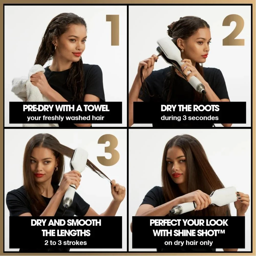 Duet Style 2-in-1 Hot Air Styler - Black - Image 7