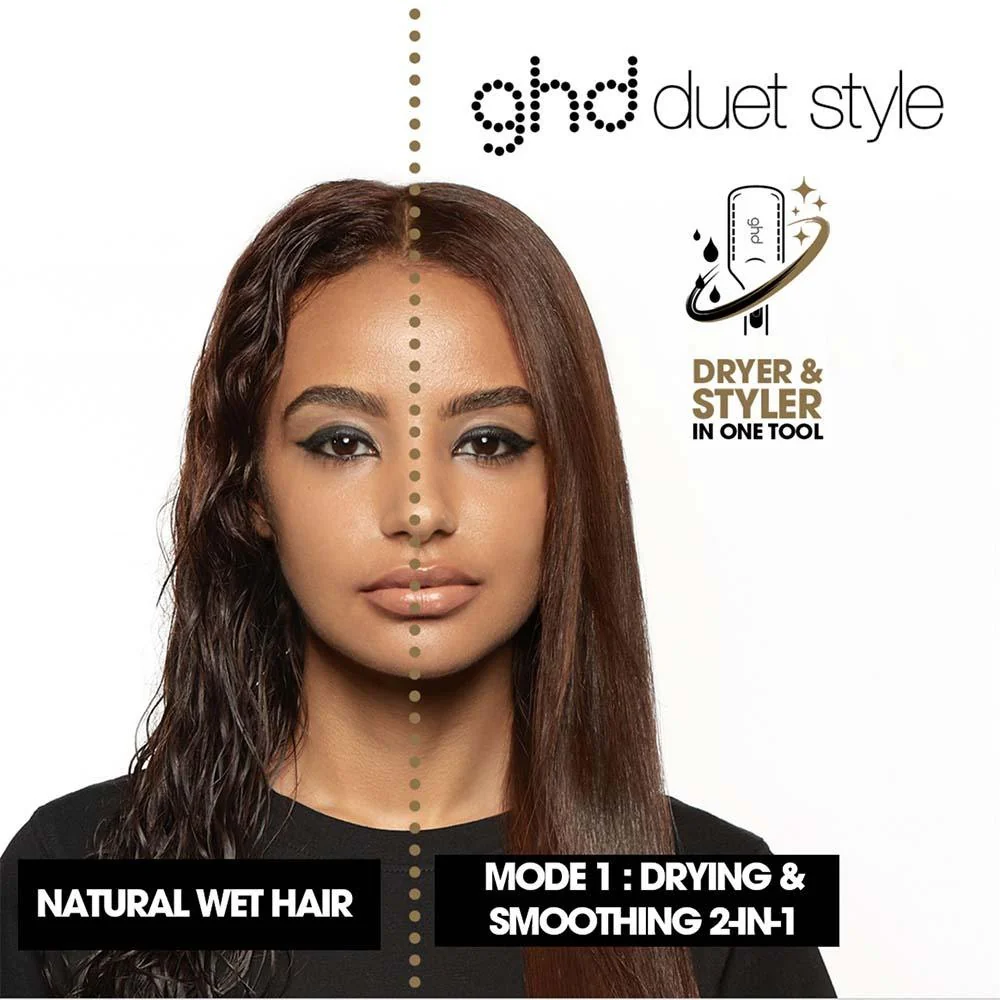 Duet Style 2-in-1 Hot Air Styler - Black - Image 9