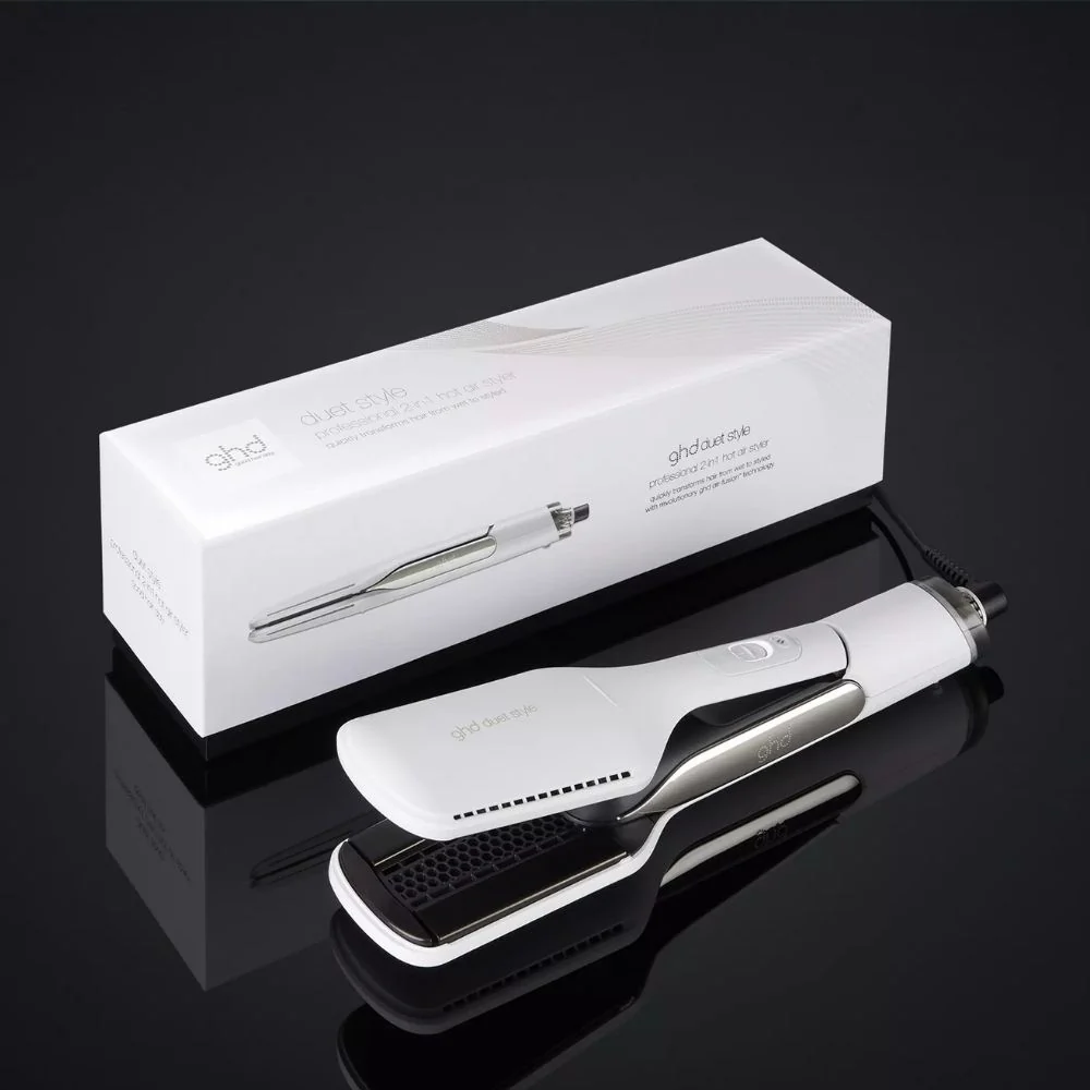 Duet Style 2-in-1 Hot Air Styler - White - Image 10
