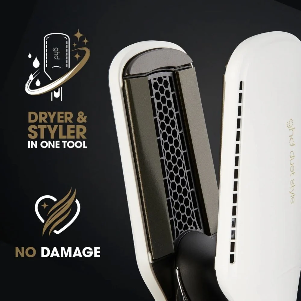 Duet Style 2-in-1 Hot Air Styler - White - Image 3