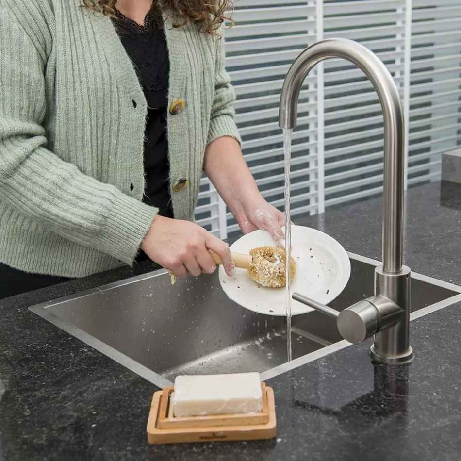 Houten Uitlekbakje Afwaszeep - Image 2