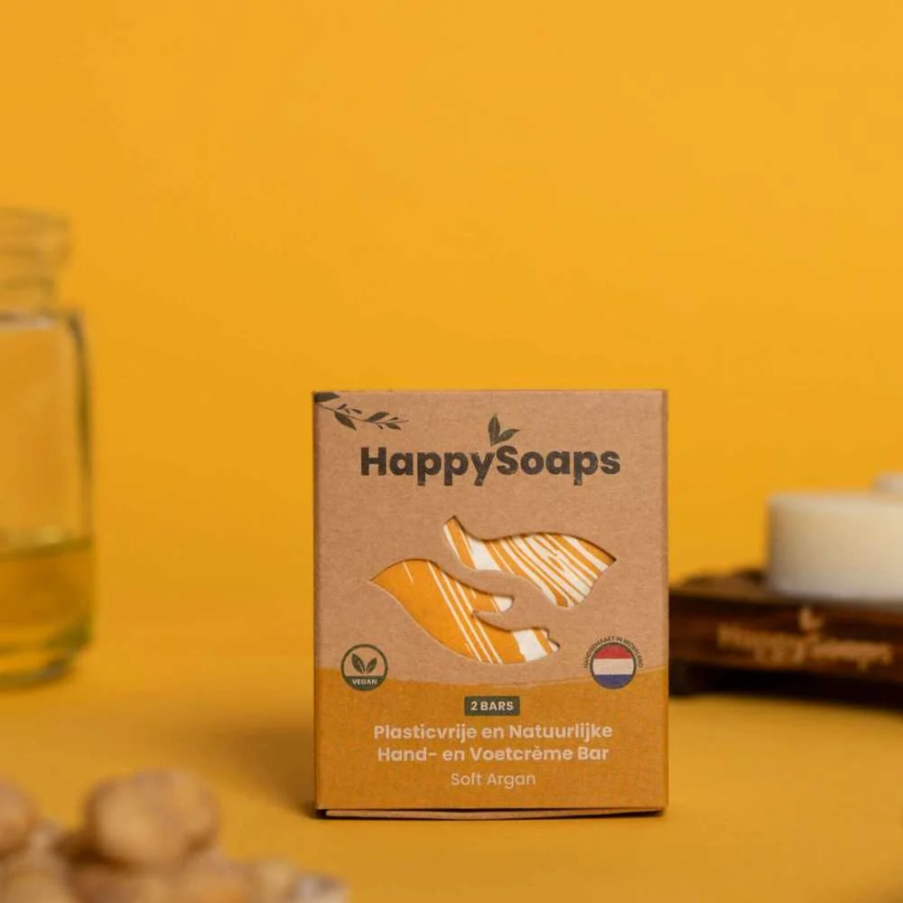 Soft Argan Hand- en Voetcrème Bar - 40gr - Image 5