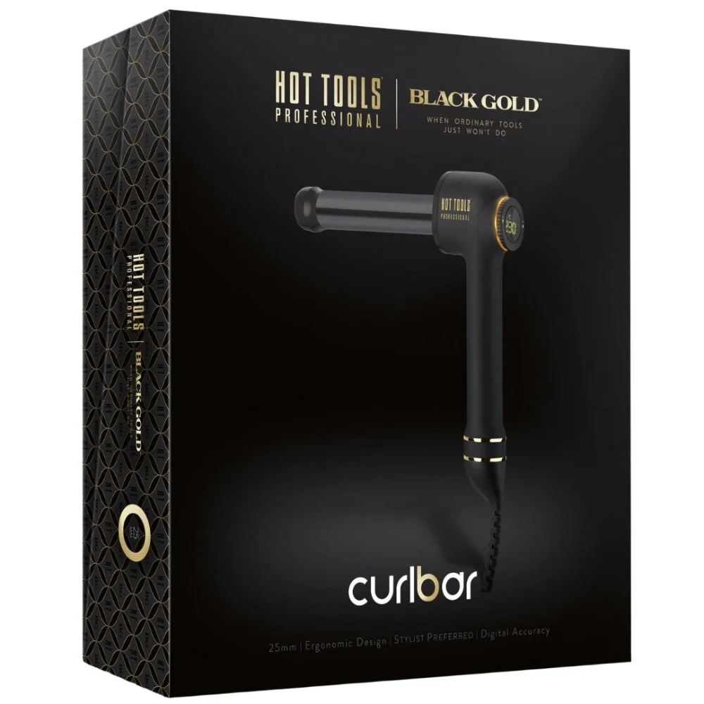 Professional Curl Bar Black Gold - 32mm - Image 7