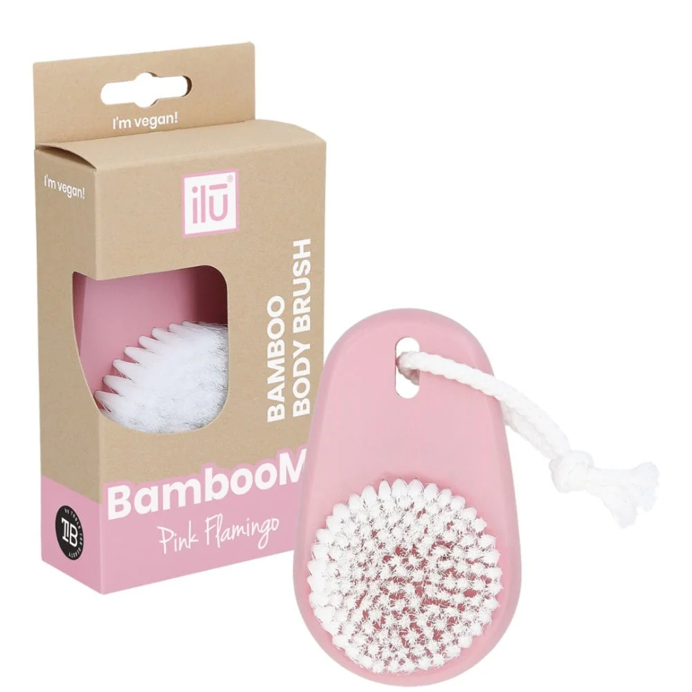 Bamboom! Body Brush Bamboo - Pink Flamingo