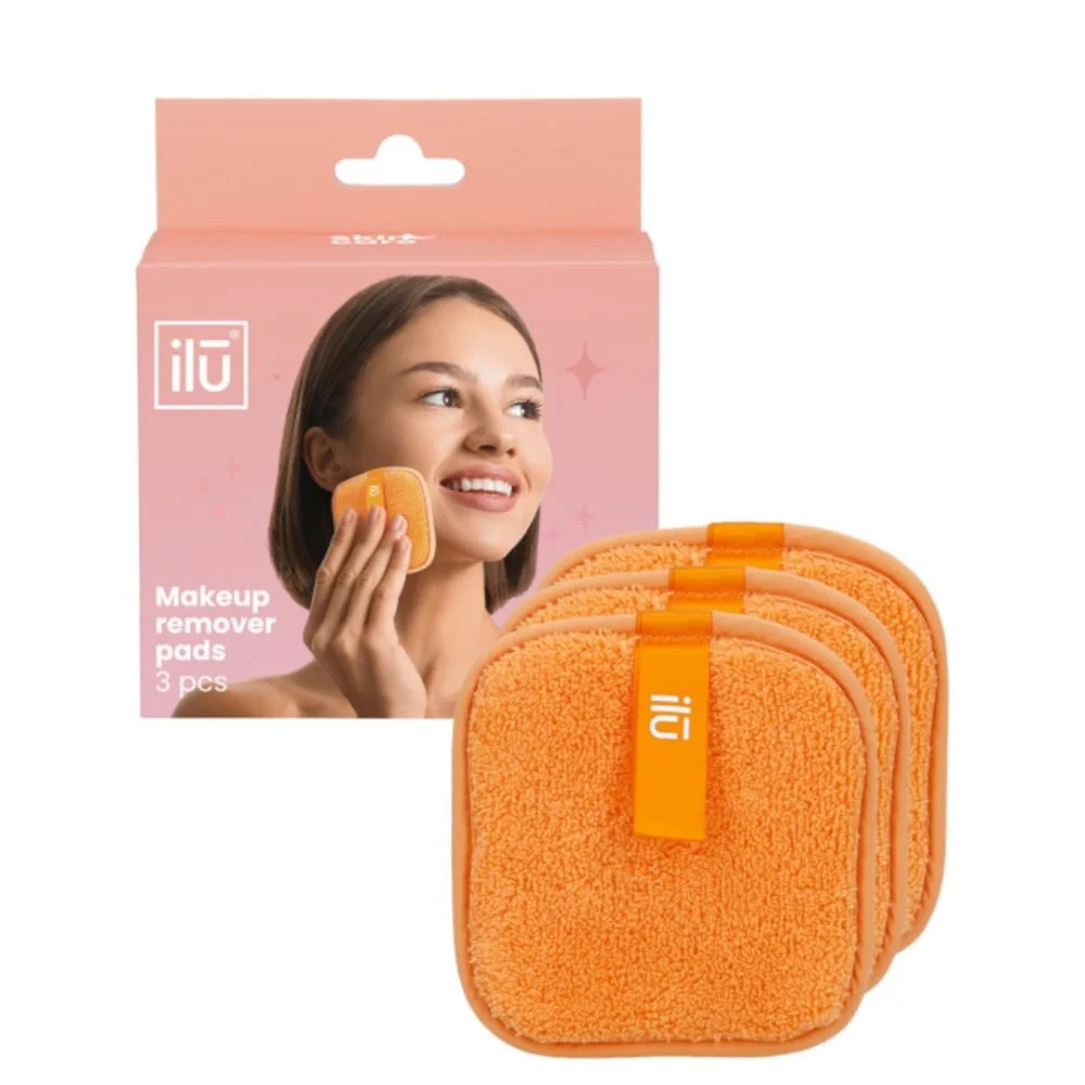Reusable Makeup Remover Pads Orange - 3pcs