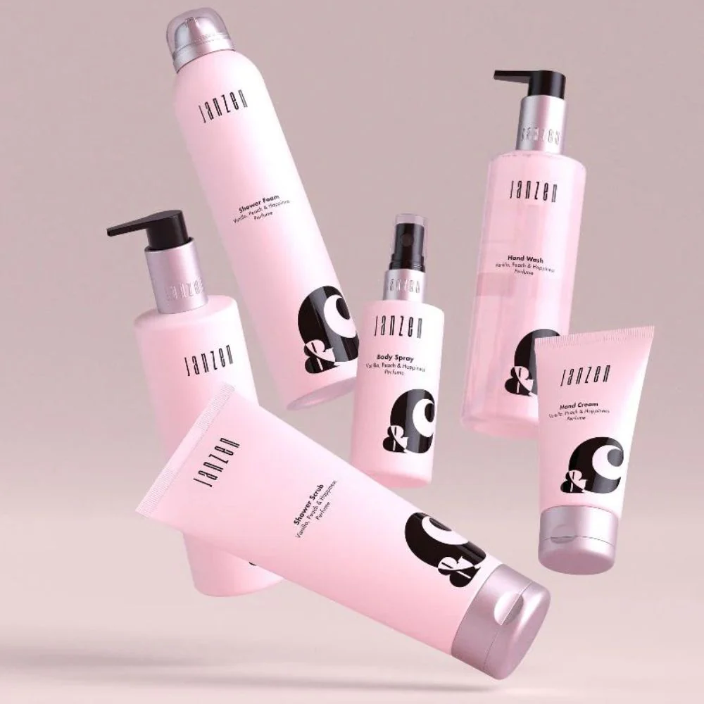 &C Shower Foam Vanilla Peach & Happiness - 200ml - Image 3