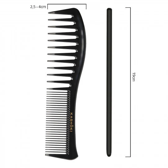 Various Tooth Detangling Comb Tomoko - Wavy - Image 2
