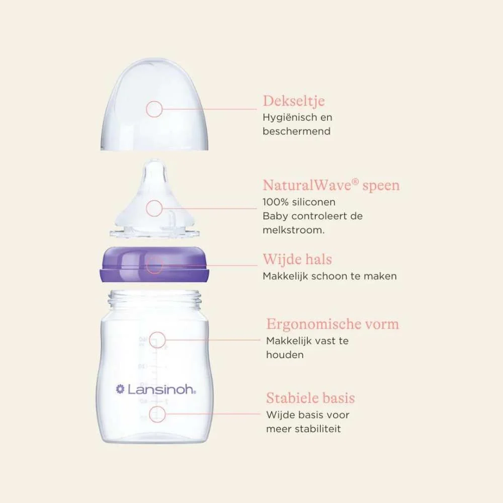 NaturalWave Babyflessen - 160 ml - 2st - Image 3