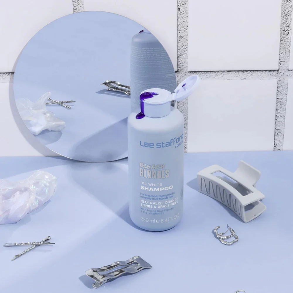 Bleach Blondes Ice White Toning Shampoo - 250ml - Image 3