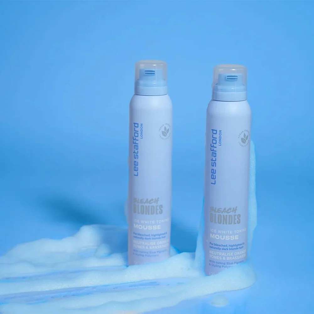 Bleach Blondes Ice White Toning Mousse - 200ml - Image 3
