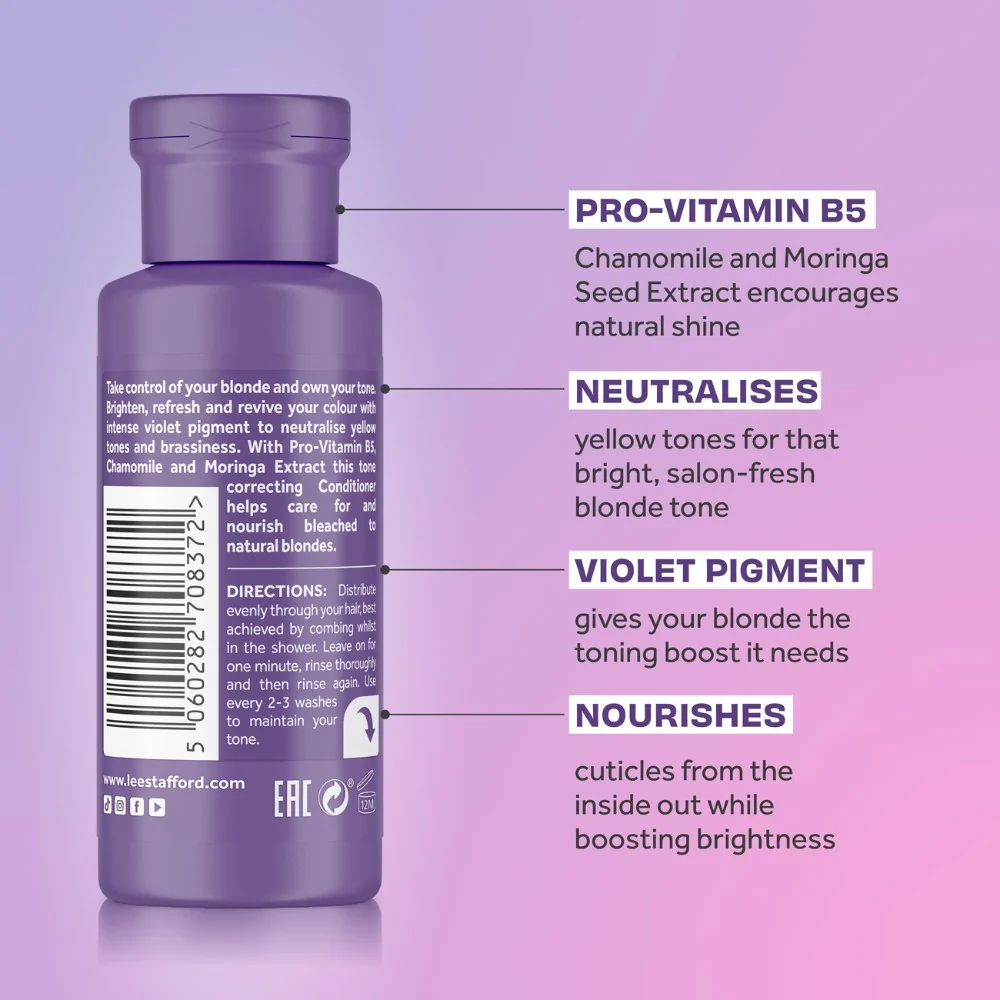 Bleach Blondes Purple Toning Conditioner - 250ml - Image 3