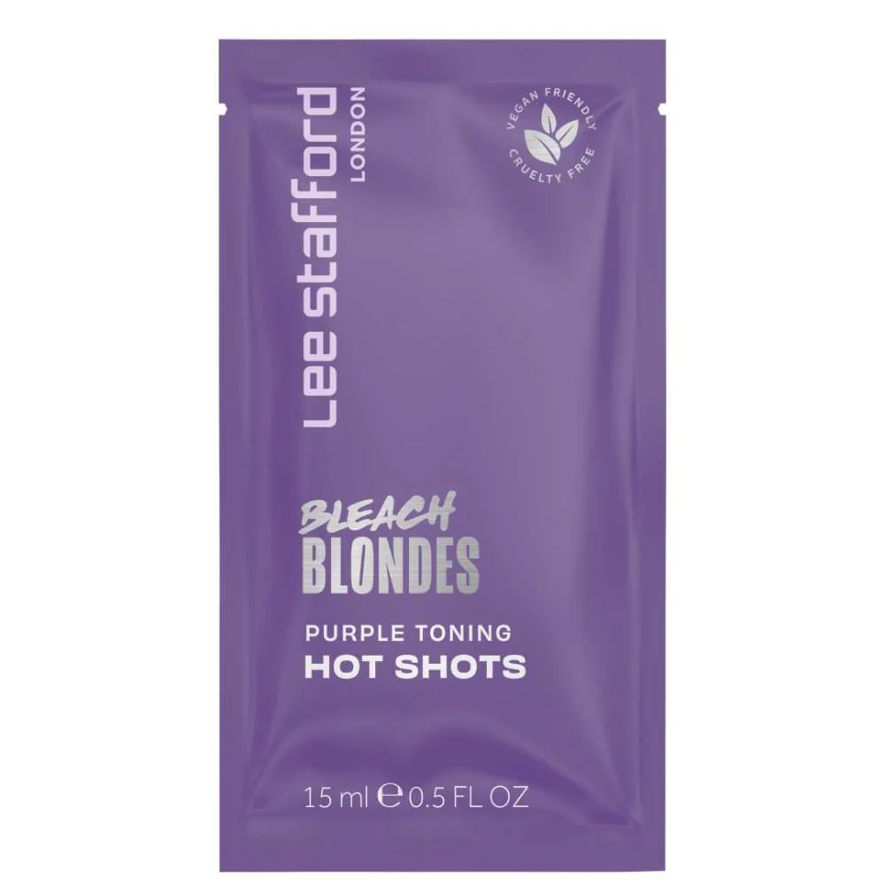 Bleach Blondes Purple Toning Hot Shots - 4x 15ml - Image 3
