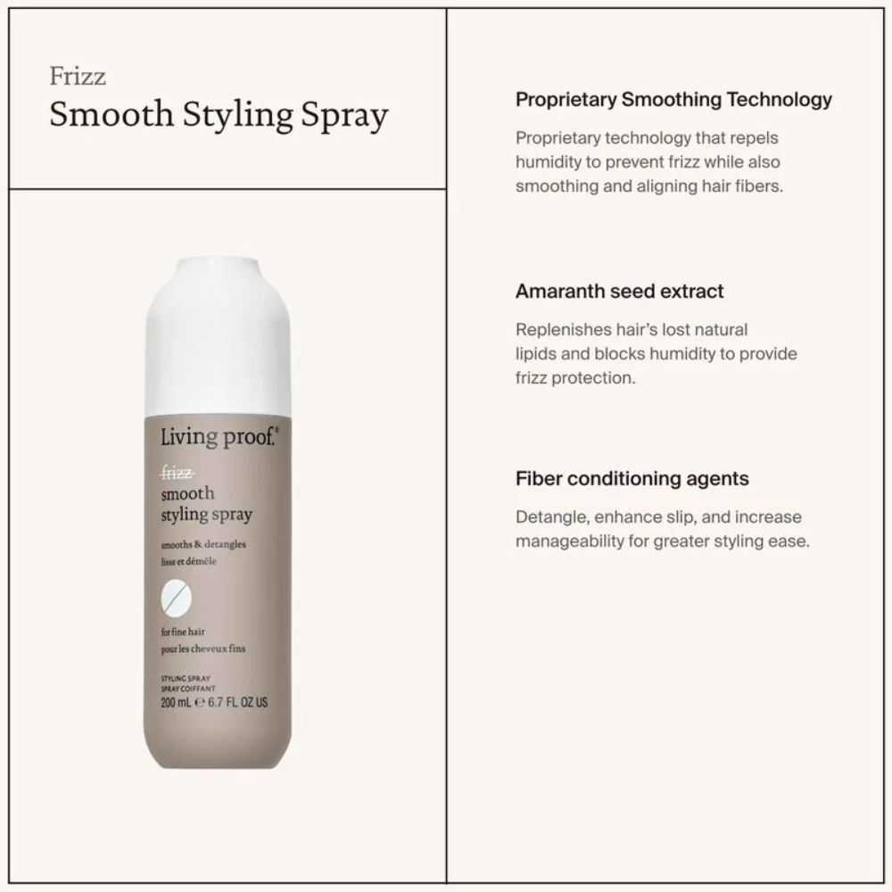 No Frizz Smooth Styling Spray - 200ml - Image 5