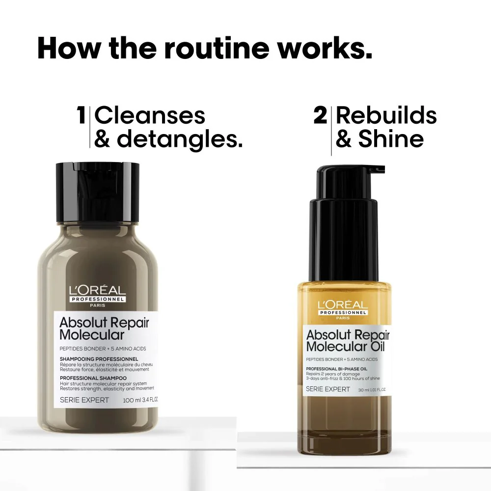 Absolut Repair Molecular Repair & Shine Hair Kit - 100+30ml - Image 3