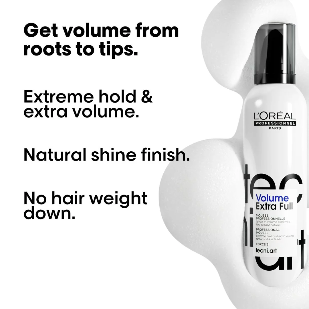 TecniArt Full Volume Extra Strong Mousse - 250ml - Image 2