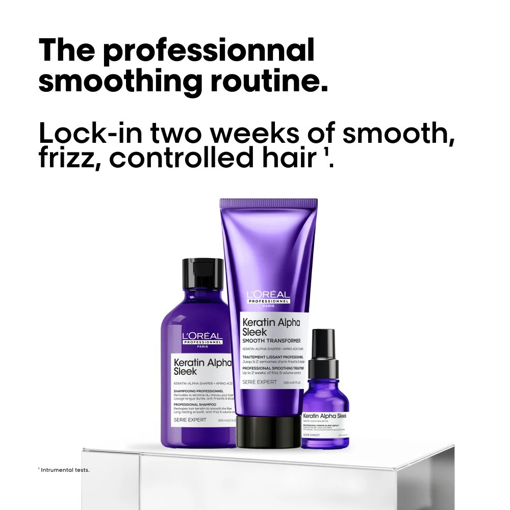 Keratin Alpha Sleek Trio Set - 300+200+50ml - Image 2