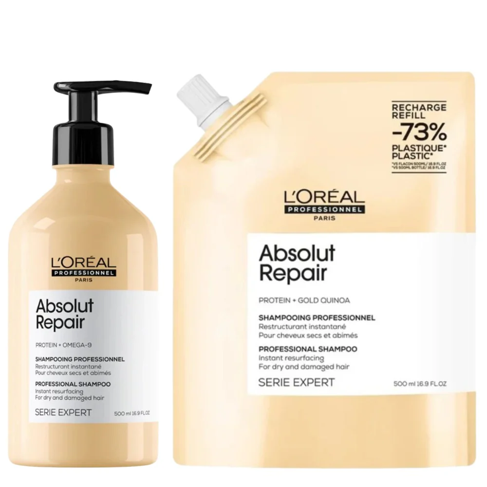 Absolut Repair Shampoo Refill Set - 2x500ml
