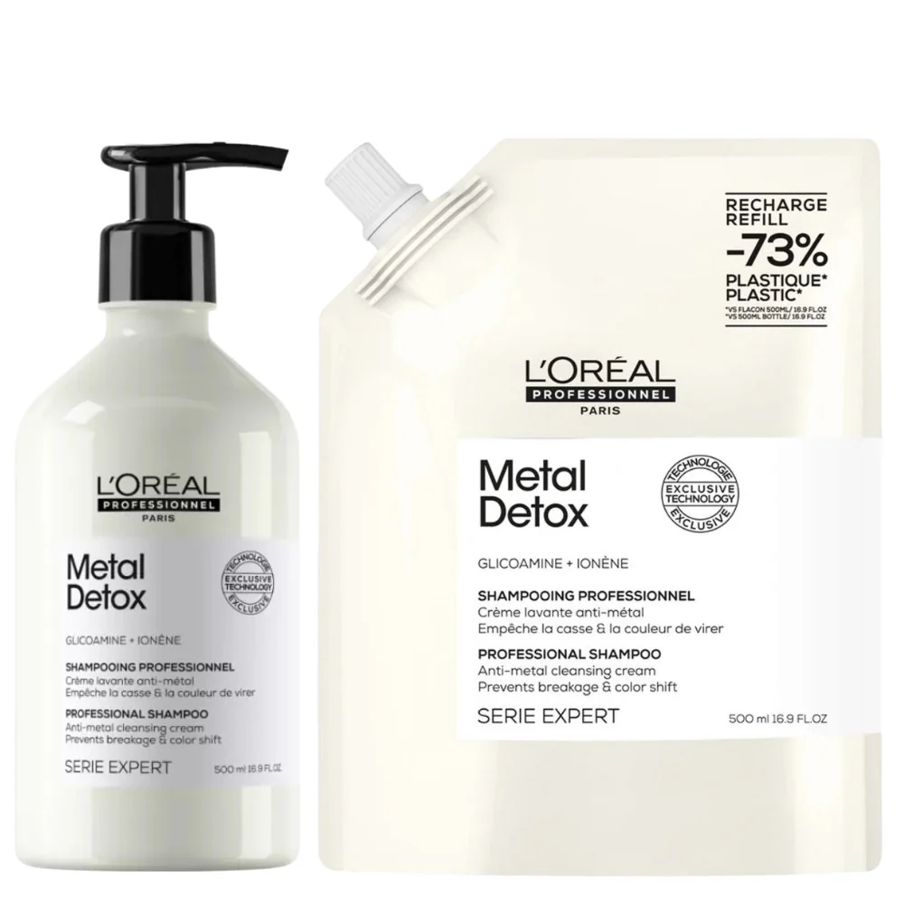 Metal Detox Shampoo Refill Set- 2x500ml