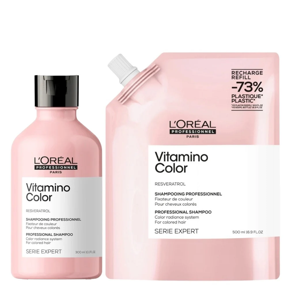 Vitamino Color Shampoo Refill Set - 300+500ml