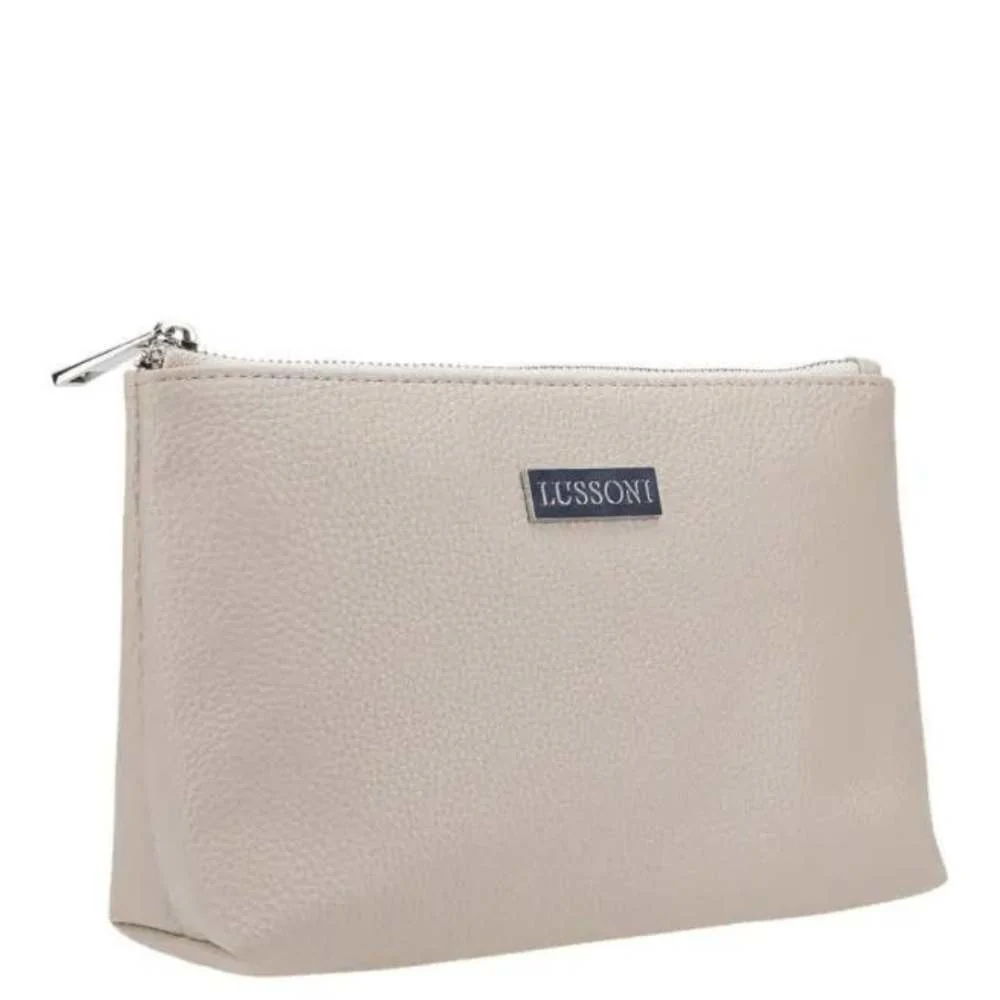 Beauty Bag Vegan Leather - Beige - Image 2