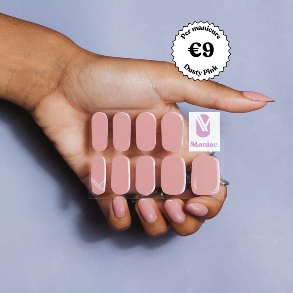 Dusty Pink Polish Sticker - 28pcs - Image 3