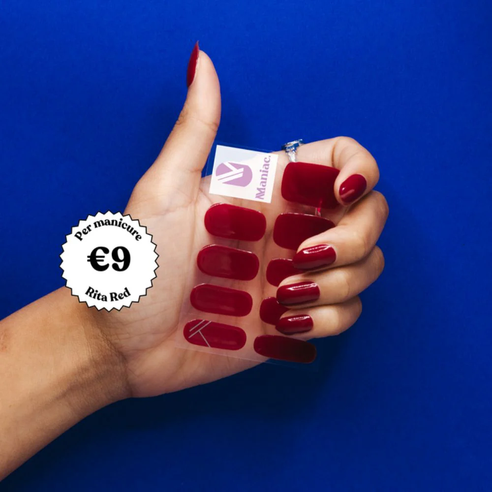 Rita Red Polish Sticker - 28pcs - Image 3
