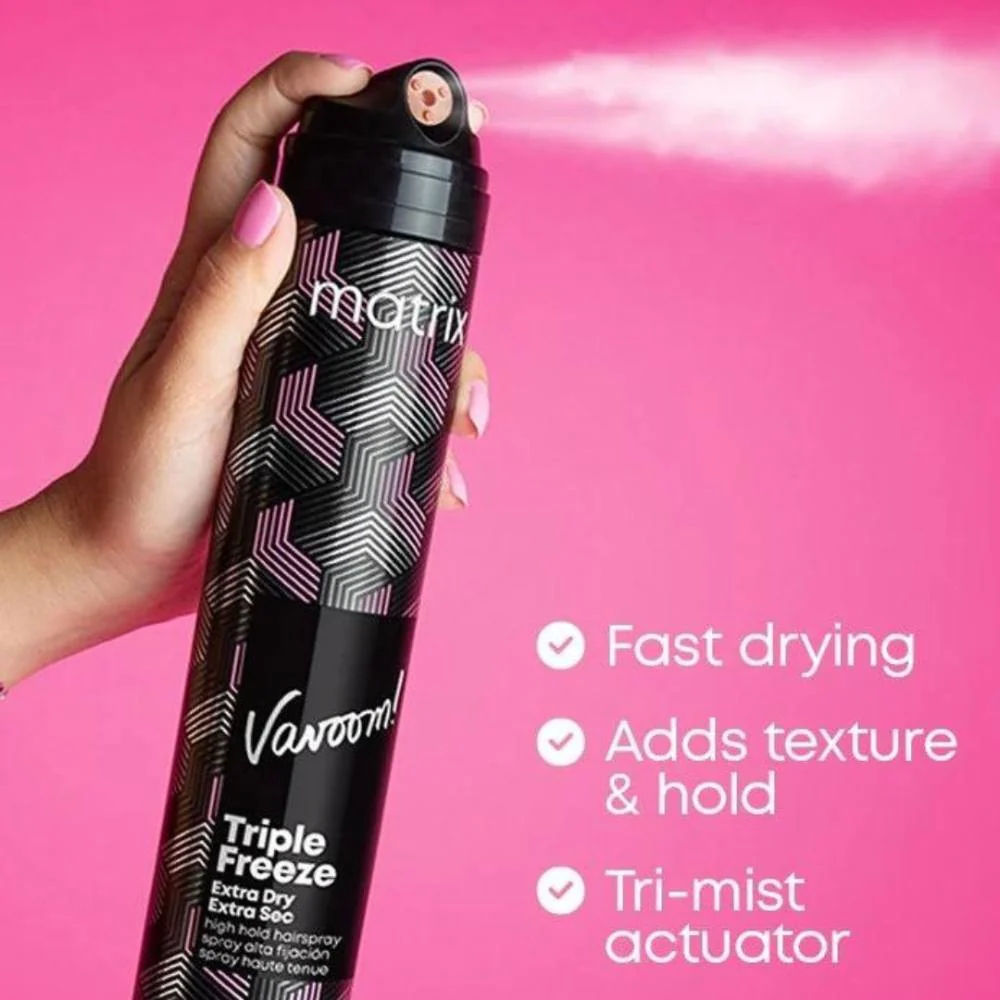 Vavoom Triple Freeze Extra Dry Hairspray - 300ml - Image 3