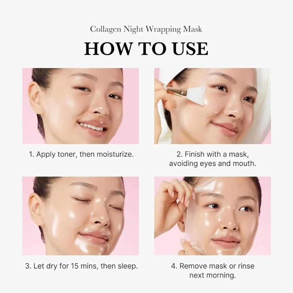 Collagen Night Wrapping Mask - 75ml - Image 4