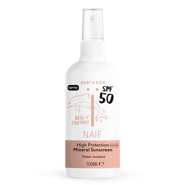 Baby & Kids Mineral Sunscreen Spray SPF50 - 100ml - Image 2
