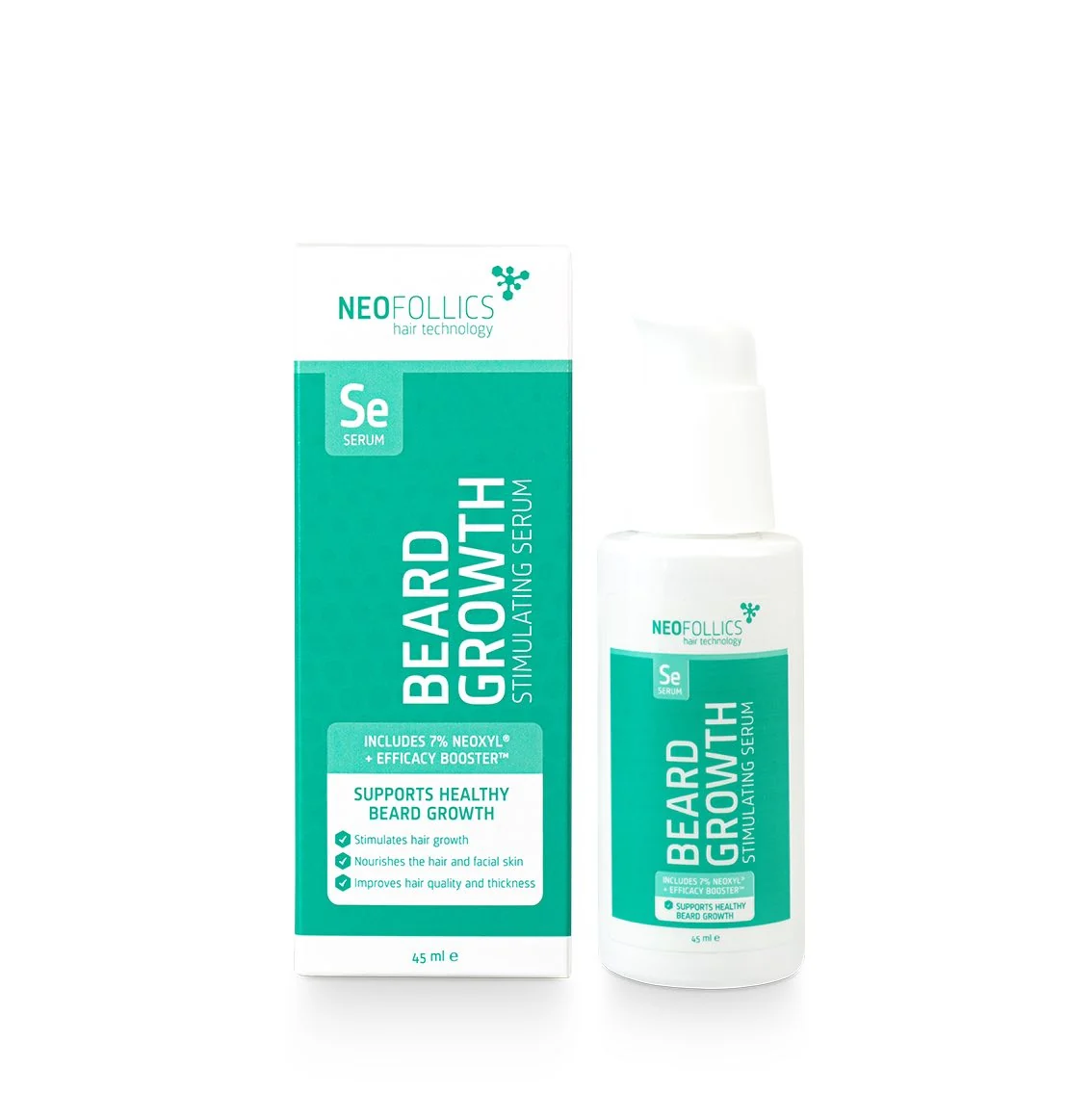 Beard Growth Stimulating Serum 45ml + Dermaroller 0.5mm - Image 6
