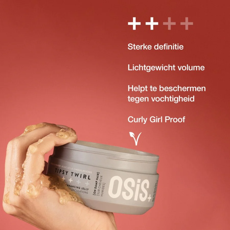 OSiS+ Curls & Waves Tipsy Twirl Wave & Curl Enhancing Jelly - 300ml - Sale - Image 4