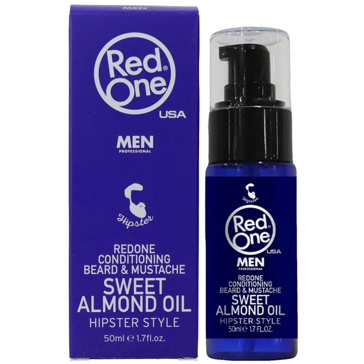 Conditioning Beard & Mustache Sweet Almond Oil - 50ml - Image 2