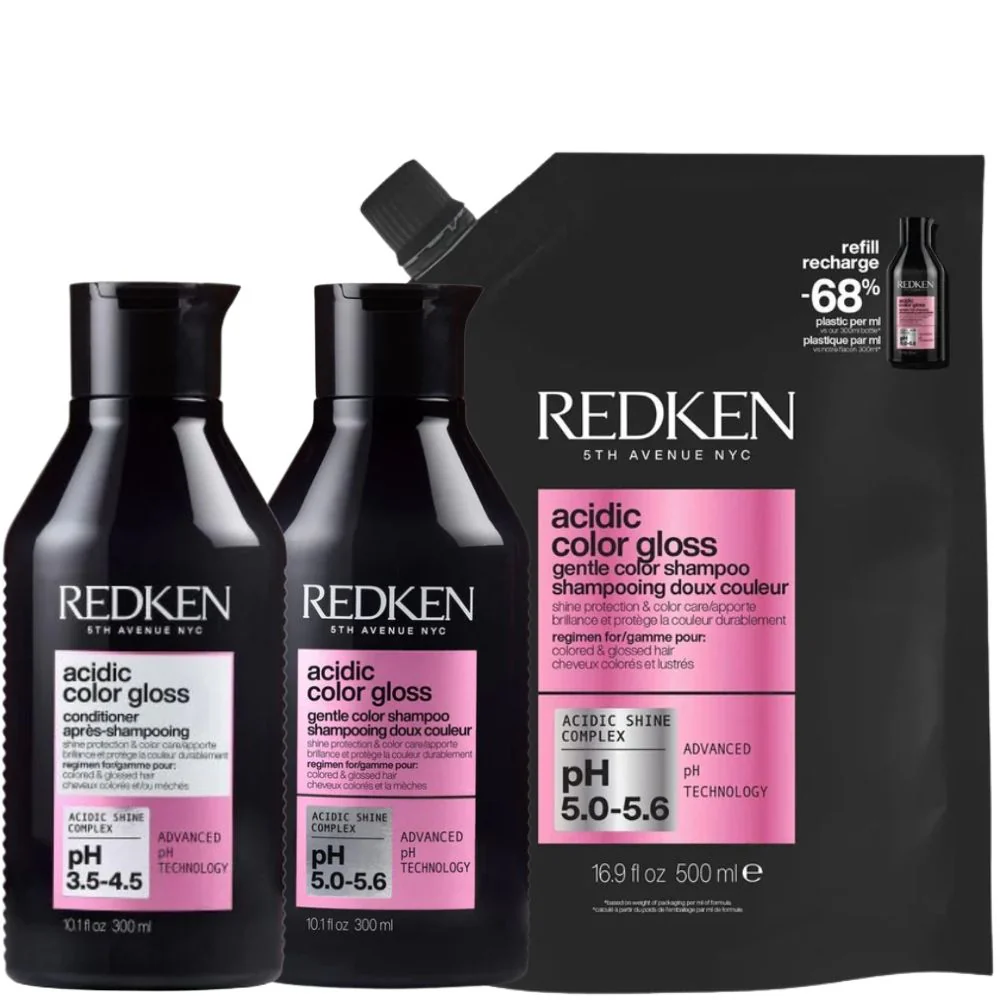 Acidic Color Gloss duo + Refill set- 2x300ml + 500ml