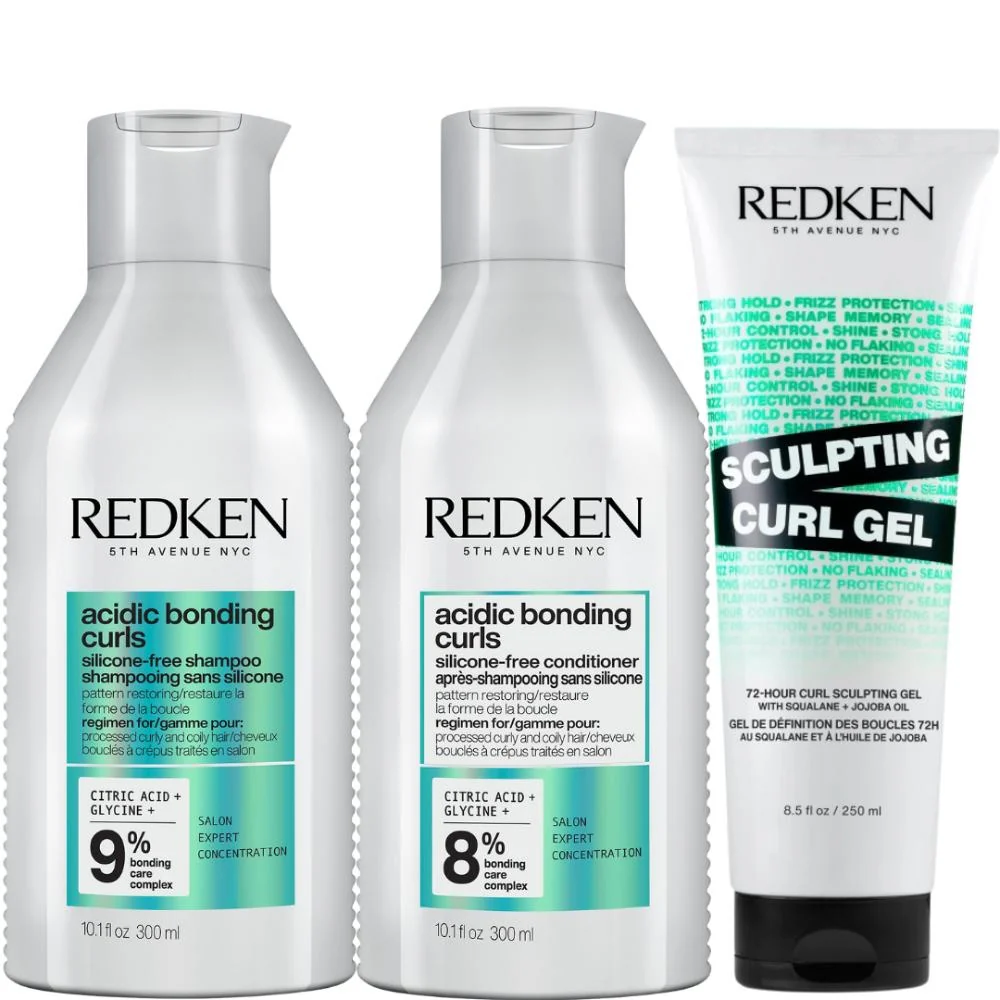 Acidic Bonding Curls Trio 2x300+250ml